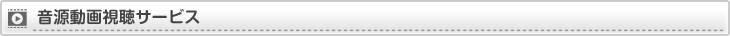 音源動画視聴サービス